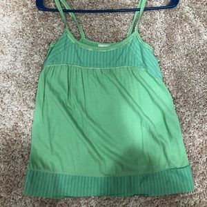 Green tank top